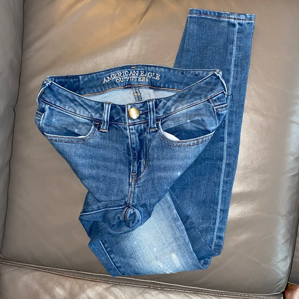 Soft blue Jegging AE Size 0
